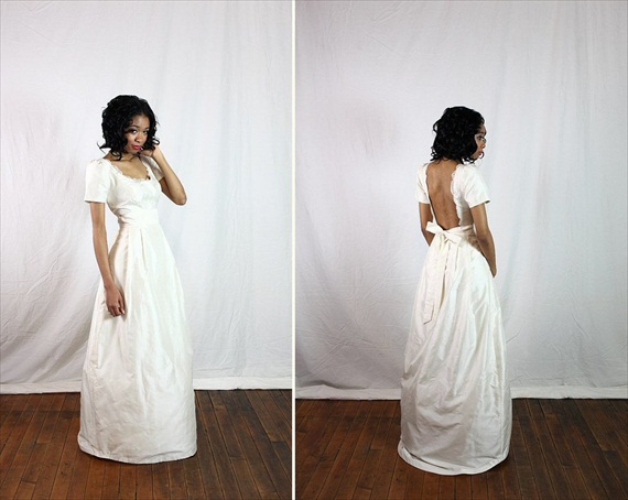 Eco Wedding Ideas - organic fair trade wedding dress by solitary pearl