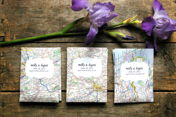 Eco Wedding Ideas - wedding seed packet favors by the little ragamuffin