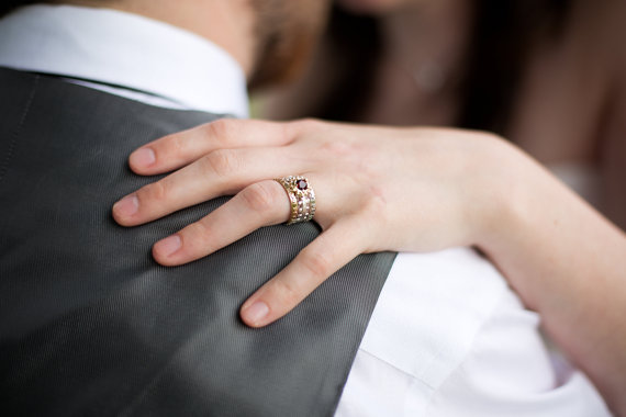 empire wedding ring via 7 Alternative Wedding Ring Ideas