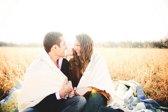 20 Best Engagement Photo Ideas: The Blanket (by Justin Battenfield)