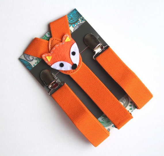 fox suspenders for ring bearer by baby what knots
