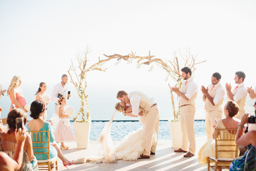 get married under a driftwood arch