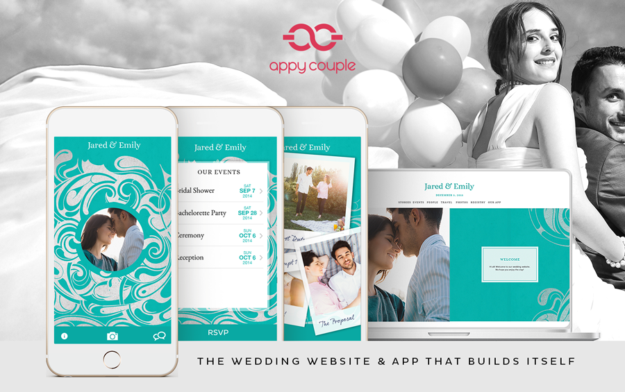 wedding website app - appy couple