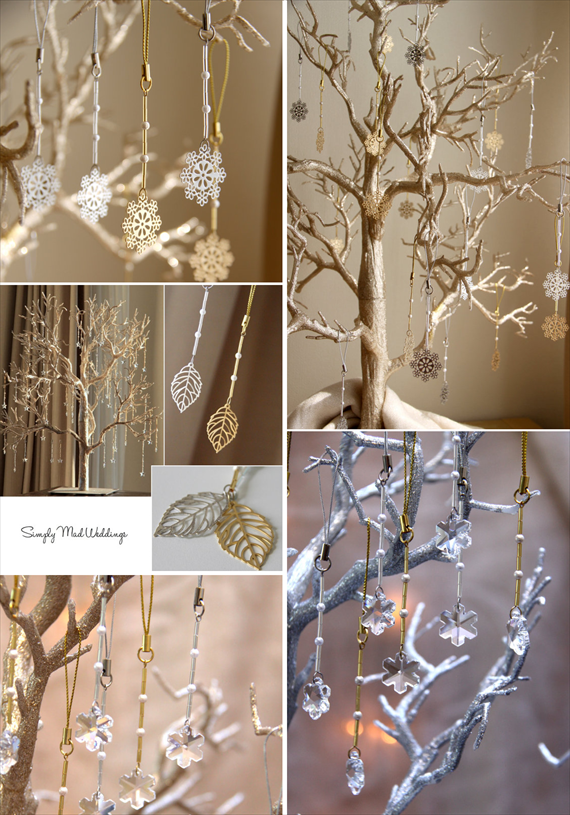 Winter Tree Centerpieces