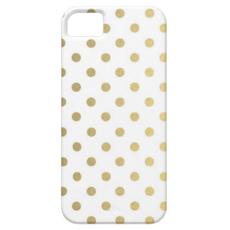 gold polka dot phone case