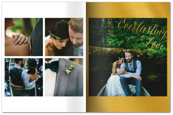 Photo Albums Weddings | by Mixbook | https://emmalinebride.com/planning/photo-album-weddings/