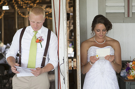 Write a Letter to the Groom (photo: third line studios)