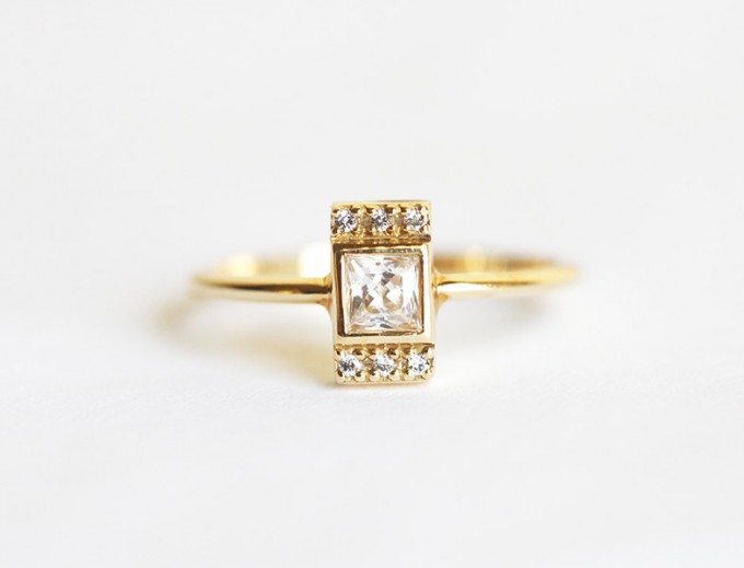 handmade engagement rings etsy | Engagement Rings Etsy | via https://emmalinebride.com/jewelry/40-best-handmade-rings-ever/ 