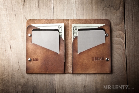 handmade leather wallet via 12 Manly, Unique Groomsmen Gift Ideas