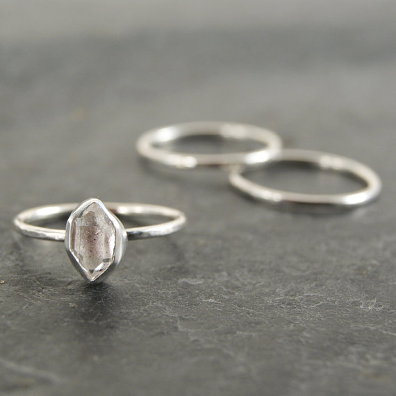 Best Bridesmaid Gifts from A-Z (via EmmalineBride.com) - herkimer diamond ring by anatomi