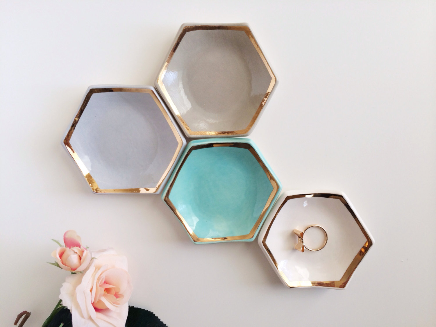 hexagon ring dish