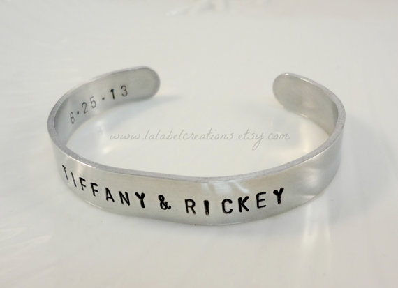 hidden message cuff bracelet via 27 Amazing Anniversary Gifts by Year https://emmalinebride.com/gifts/anniversary-gifts-by-year/