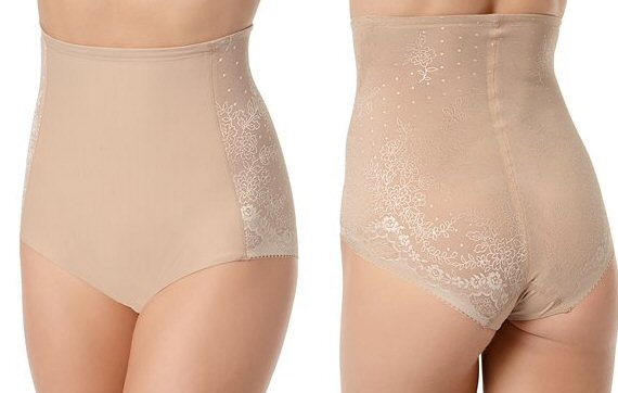 high-waisted shapewear underwear via What to Wear Under the Dress