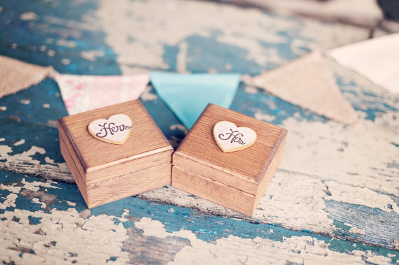 his and hers ring boxes