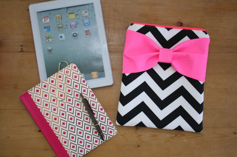 hot pink and black cute cases for iPads