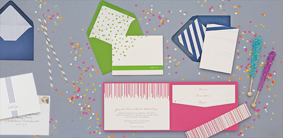 How to Coordinate Your Wedding in One Easy Step - via EmmalineBride.com (invites: dear lc)