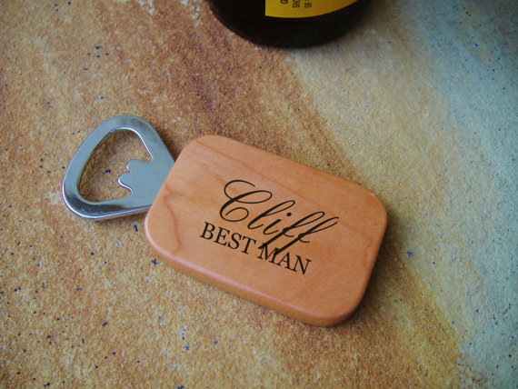 Best Man bottle opener - Groomsmen Gifts Ideas