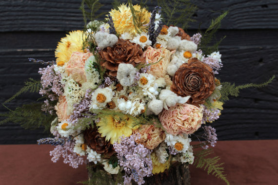 Themed Wedding Bouquets - Rustic Wedding Bouquet