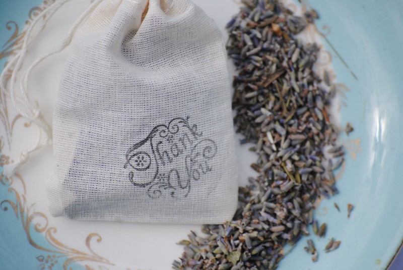 lavender wedding toss bags