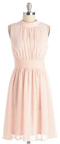 light-pink-short-bridesmaid-dresses