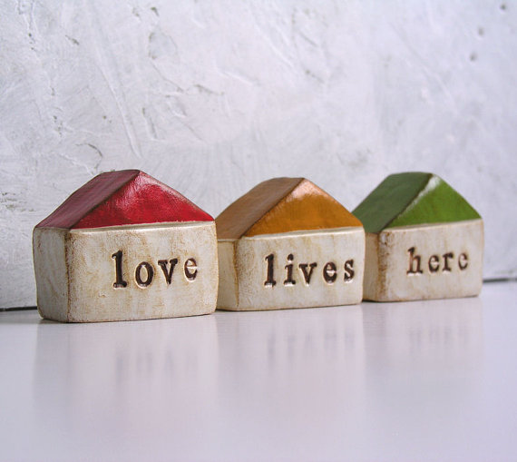 wedding gift ideas from a to z - love lives here houses by skyeart