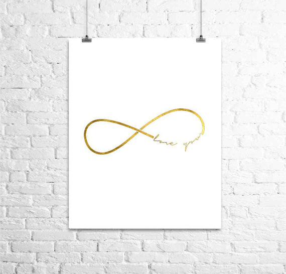 love you infinity print via infinity gift ideas