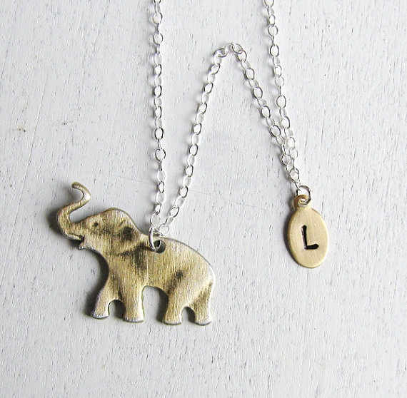 Lucky Elephant Gold Necklace