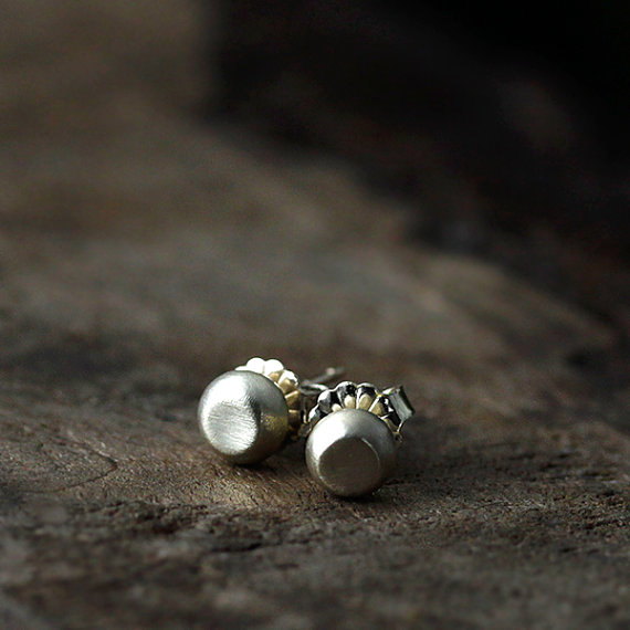 maid of honor gift - pebble earrings