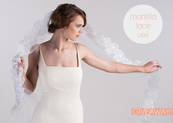 mantilla lace veil giveaway