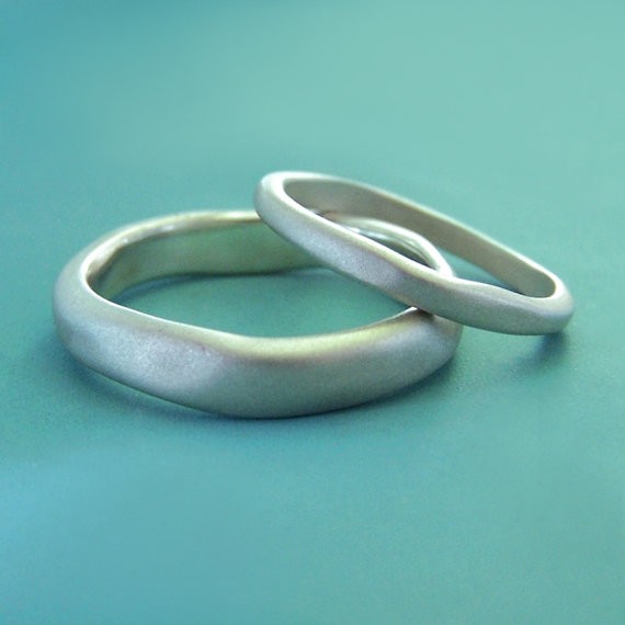 matte finished ring | handmade wedding bands | https://emmalinebride.com/jewelry/handmade-wedding-bands/