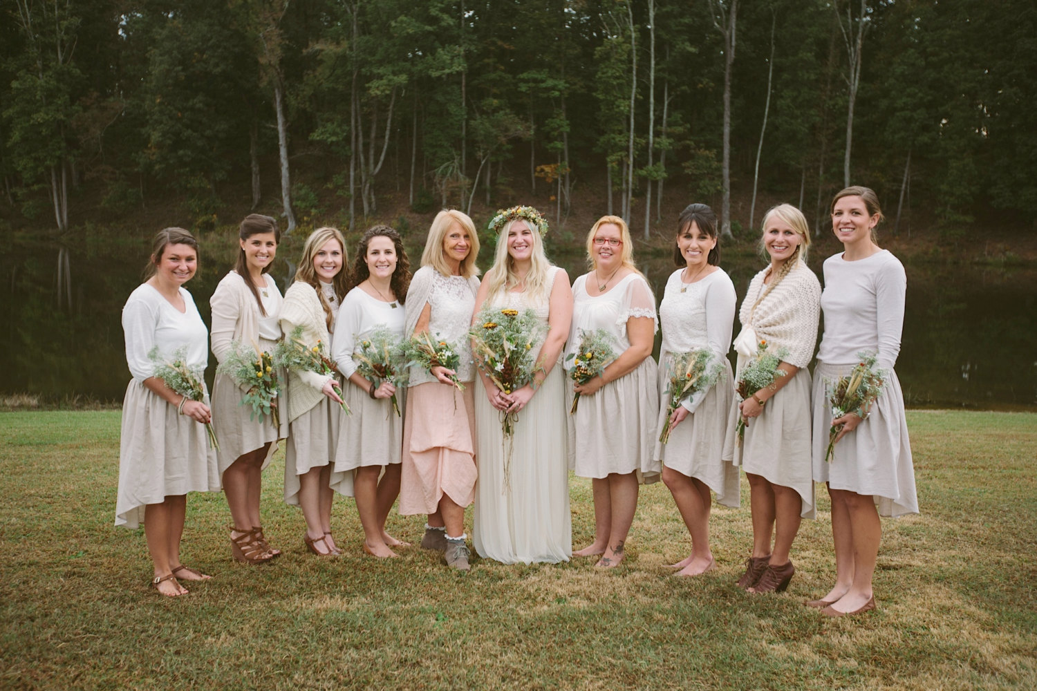 These bridesmaid skirts feature a hi low hem and are available in a variety of colors. | https://emmalinebride.com/bridesmaids/bridesmaid-skirts-hi-low-hem/