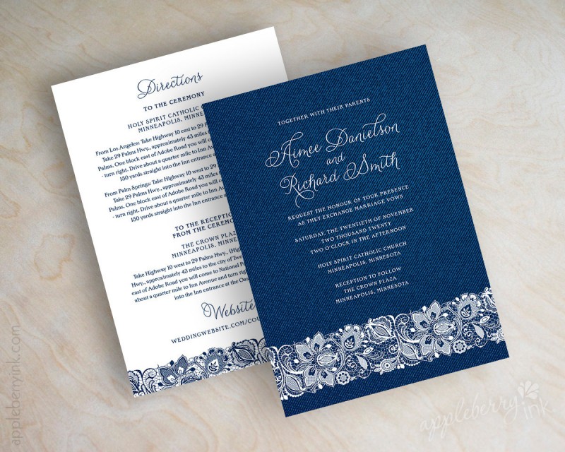 wedding invitations | via https://emmalinebride.com/decor/navy-and-white-wedding-ideas/ | 21 Navy and White Wedding Ideas