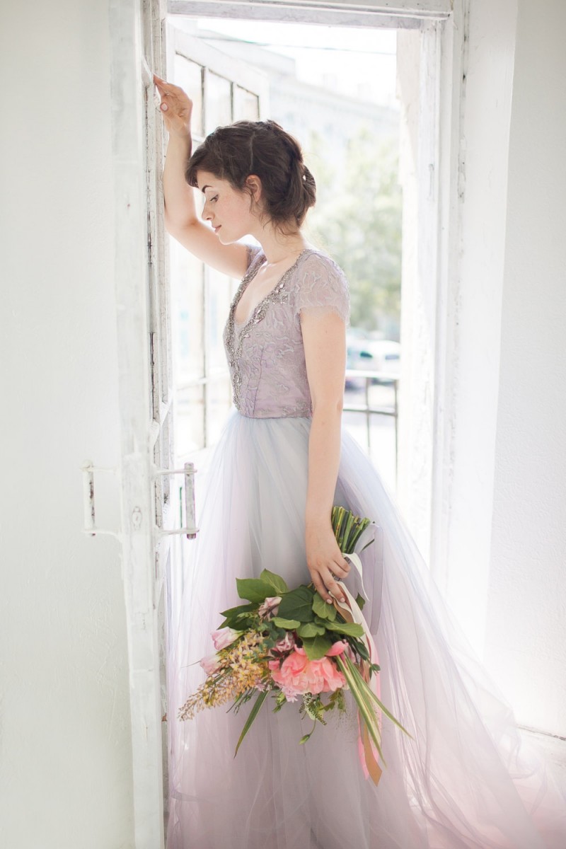 Stunning non white wedding dresses by Carousel Fashion