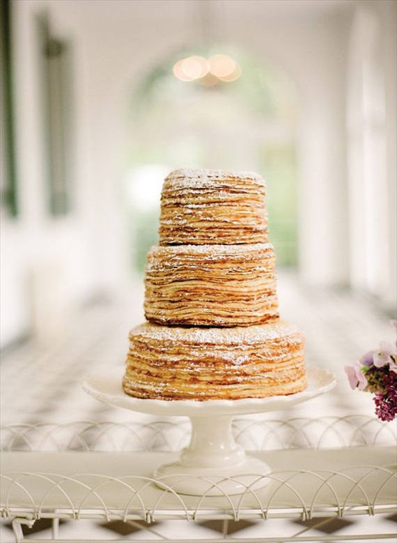 pancake wedding cake