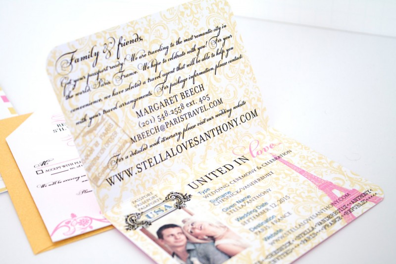 passport to love invitations | invitations destination weddings - https://emmalinebride.com/invites/invitations-destination-weddings/