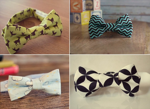 patterned bow ties