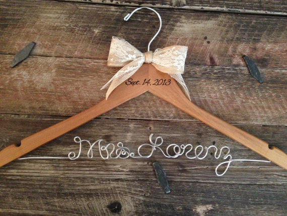 personalized bridal dress hanger - Gift Ideas for the Bride