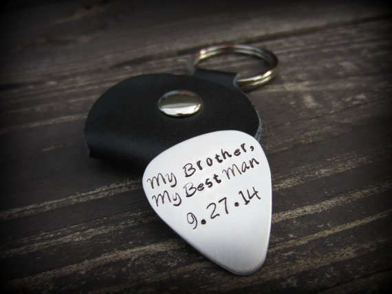 personalized guitar pick with case