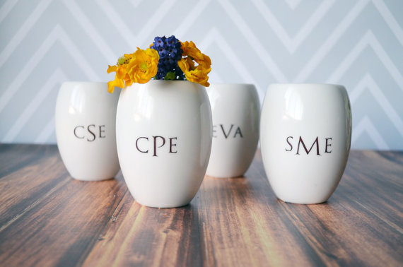 personalized vase | bridesmaid gift ideas https://emmalinebride.com/gifts/bridesmaid-gift-ideas/