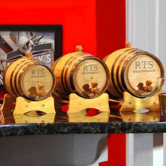 personalized whiskey barrels groomsmen gifts