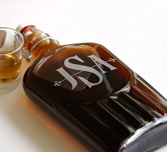personalized whiskey bottle - Top Groomsmen Gift Ideas for 2014
