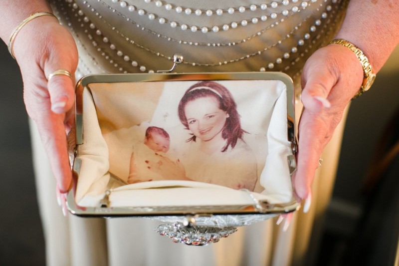 photo clutch gift for mother of the bride