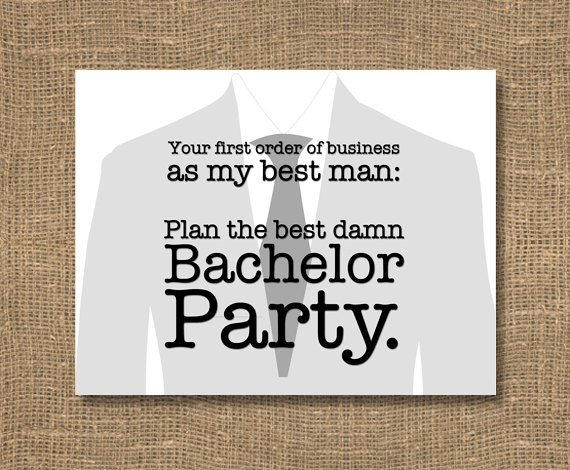 plan my bachelor party card | Funny Groomsmen Cards He'll Actually Want to 