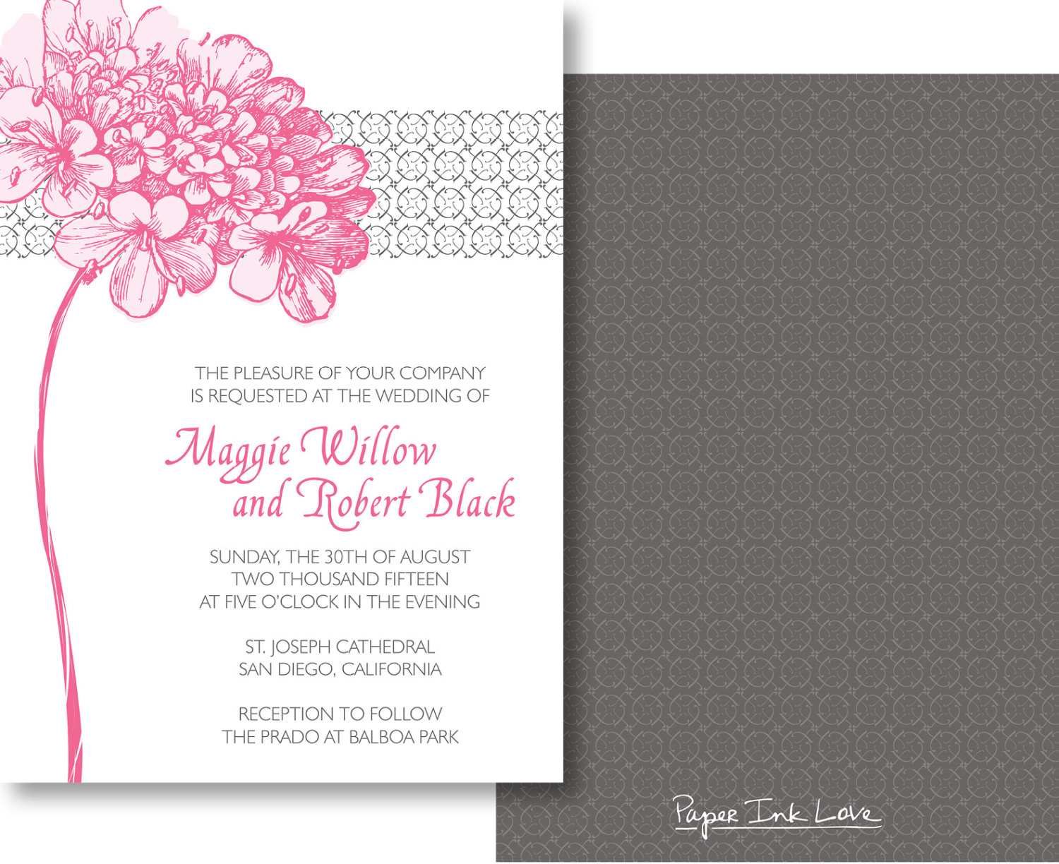 printables - for when you need wedding invitations fast