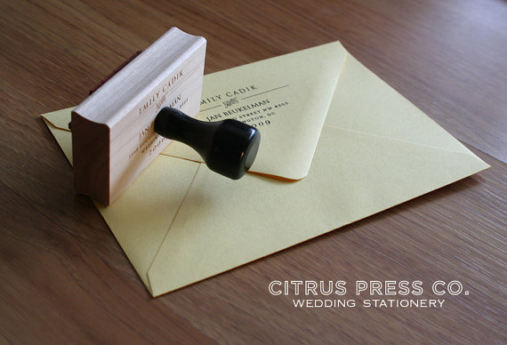 return address stamp (by citrus press)