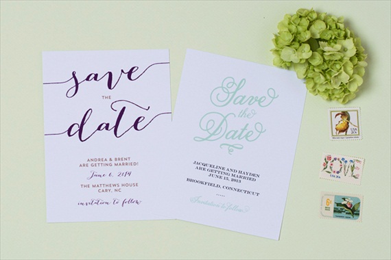 Whimsical - Spring Save the Dates (by Crafty Pie Press)