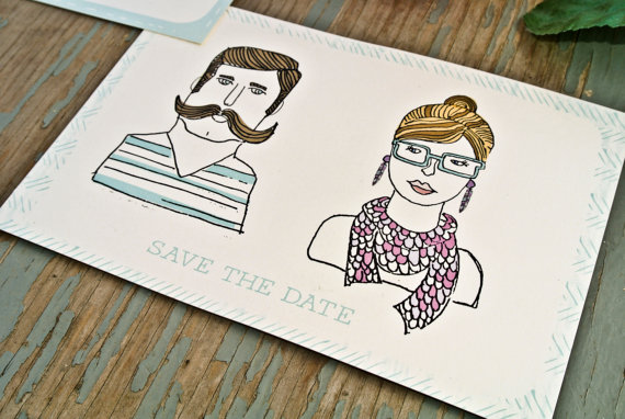 rustic save the dates