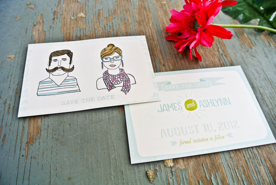 rustic save the date