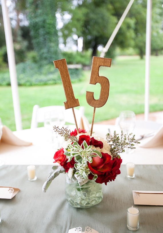 rustic wedding centerpieces with flowers