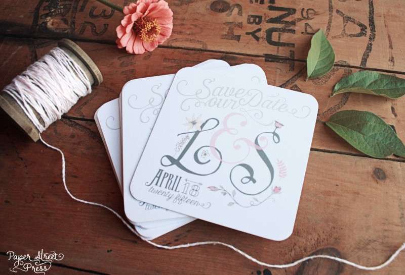 save the date coasters